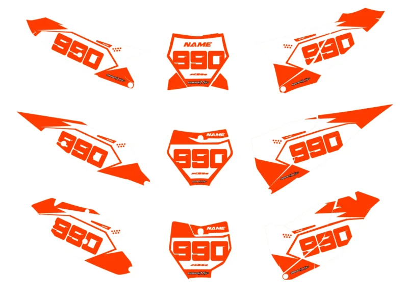 KTM01 - KTM Number Plates