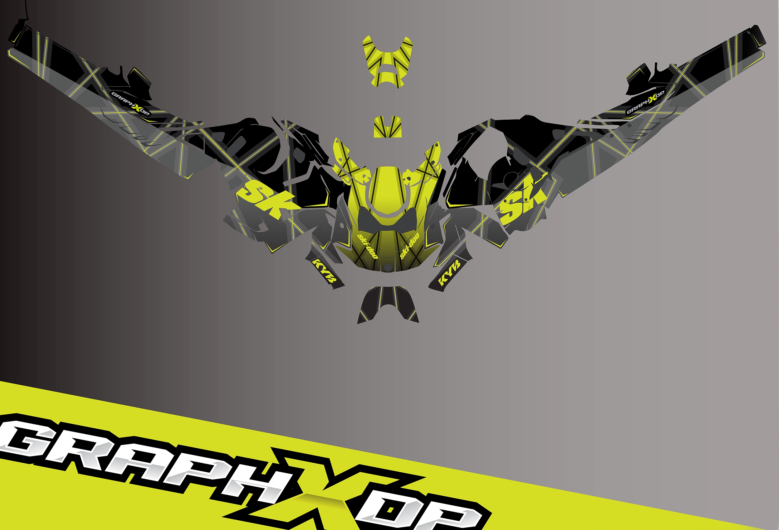 SK50 - Ensemble Graphique Ski-Doo – Image 4