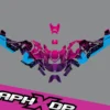 SK53 - Ensemble Graphique Ski-Doo - Thumbnail Image 4