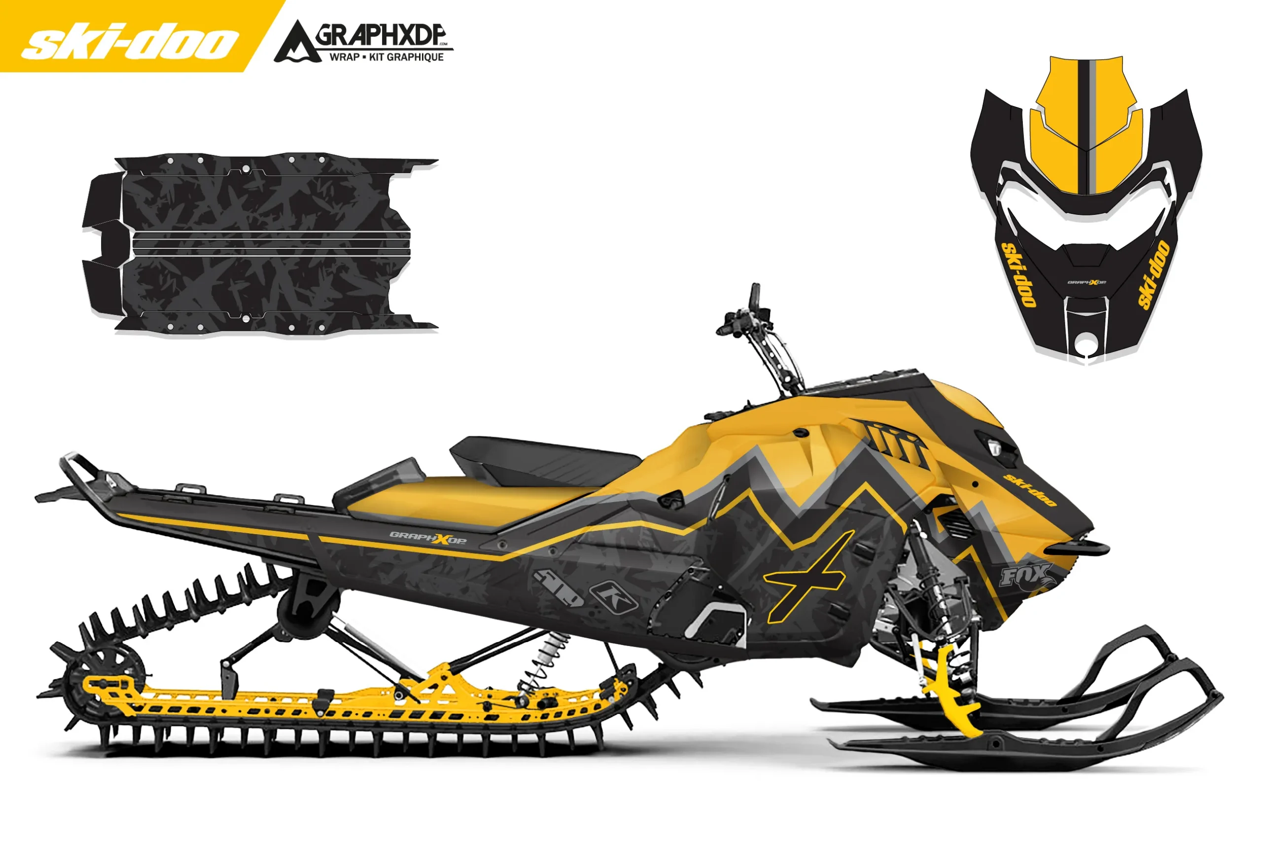 SK58 - Ensemble Graphique Ski-Doo – Image 1