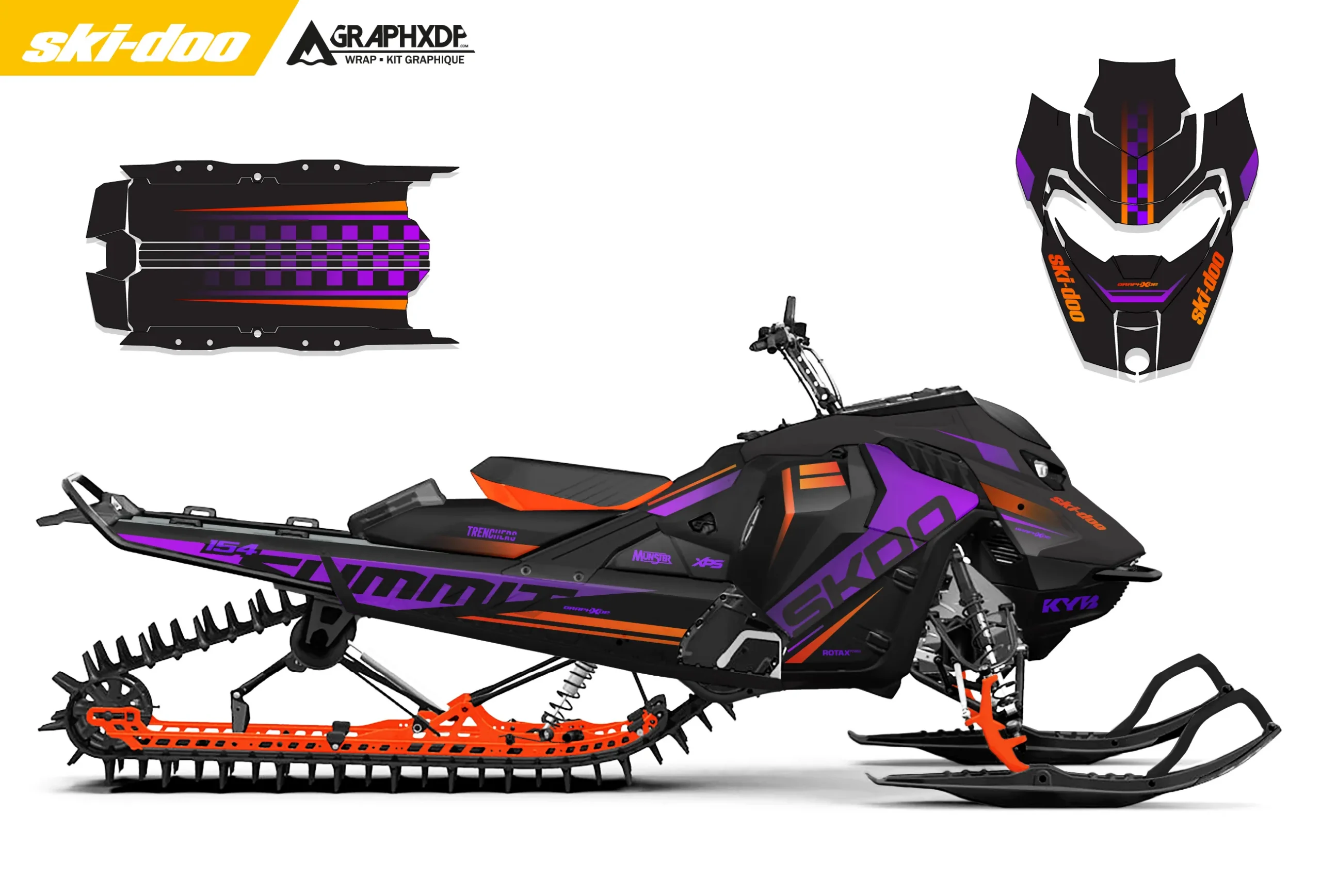 SK61 - Ensemble Graphique Ski-Doo – Image 1