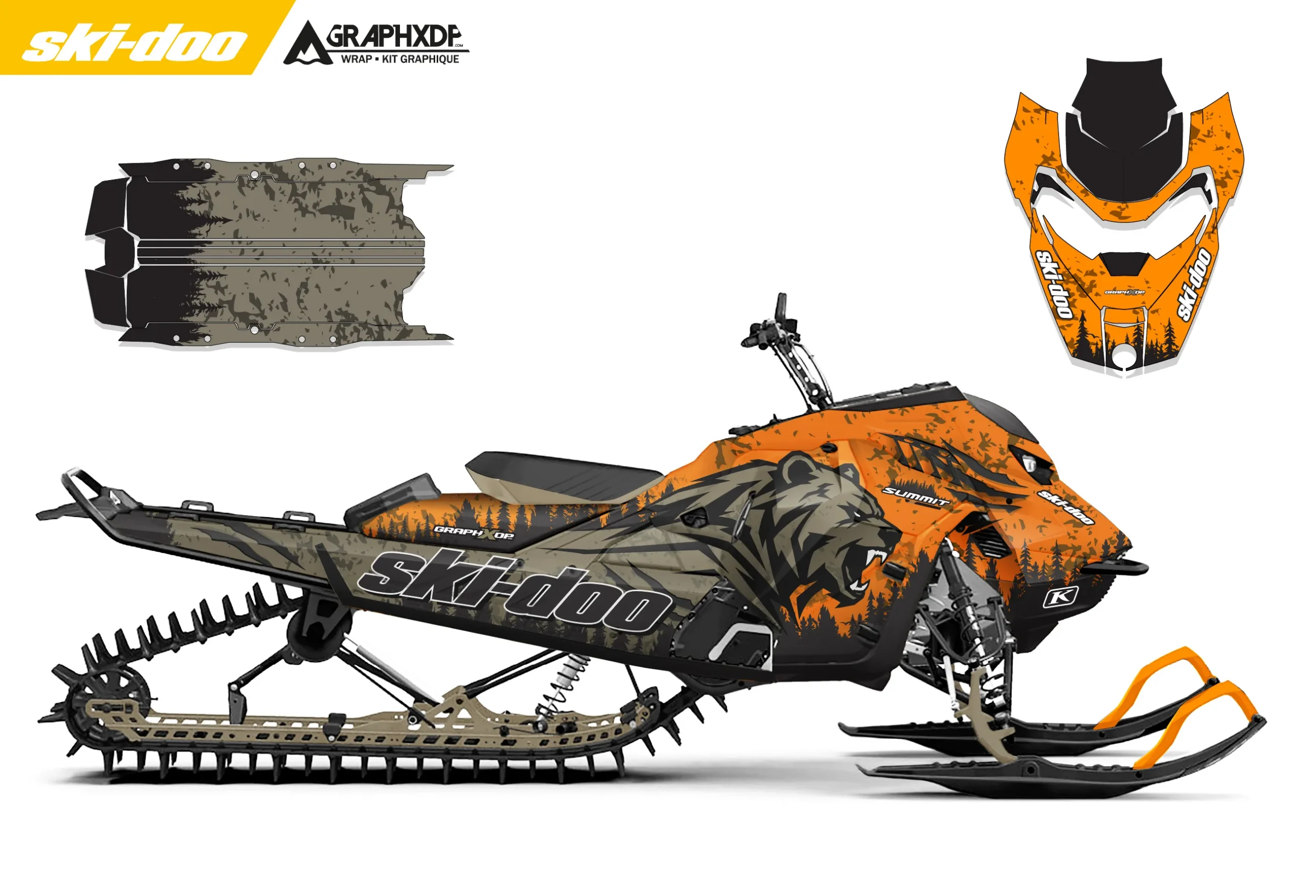 SK62 - Ensemble Graphique Ski-Doo – Image 1