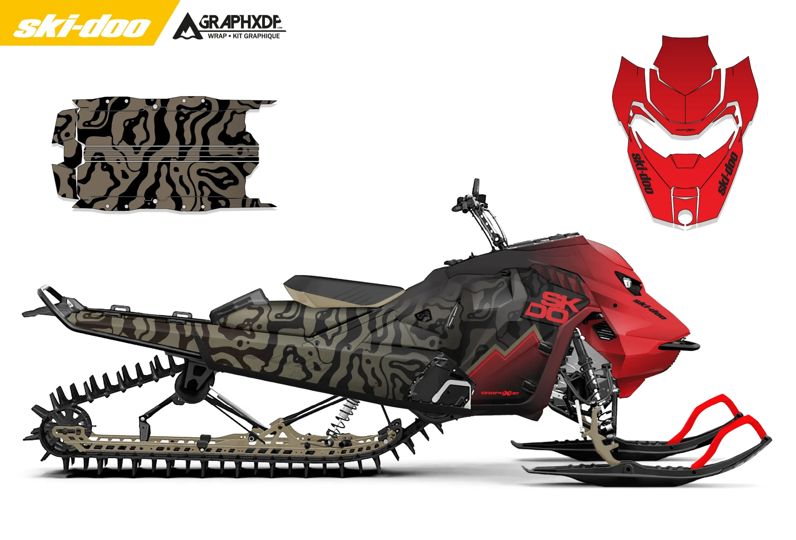 SK64 - Ensemble Graphique Ski-Doo – Image 1