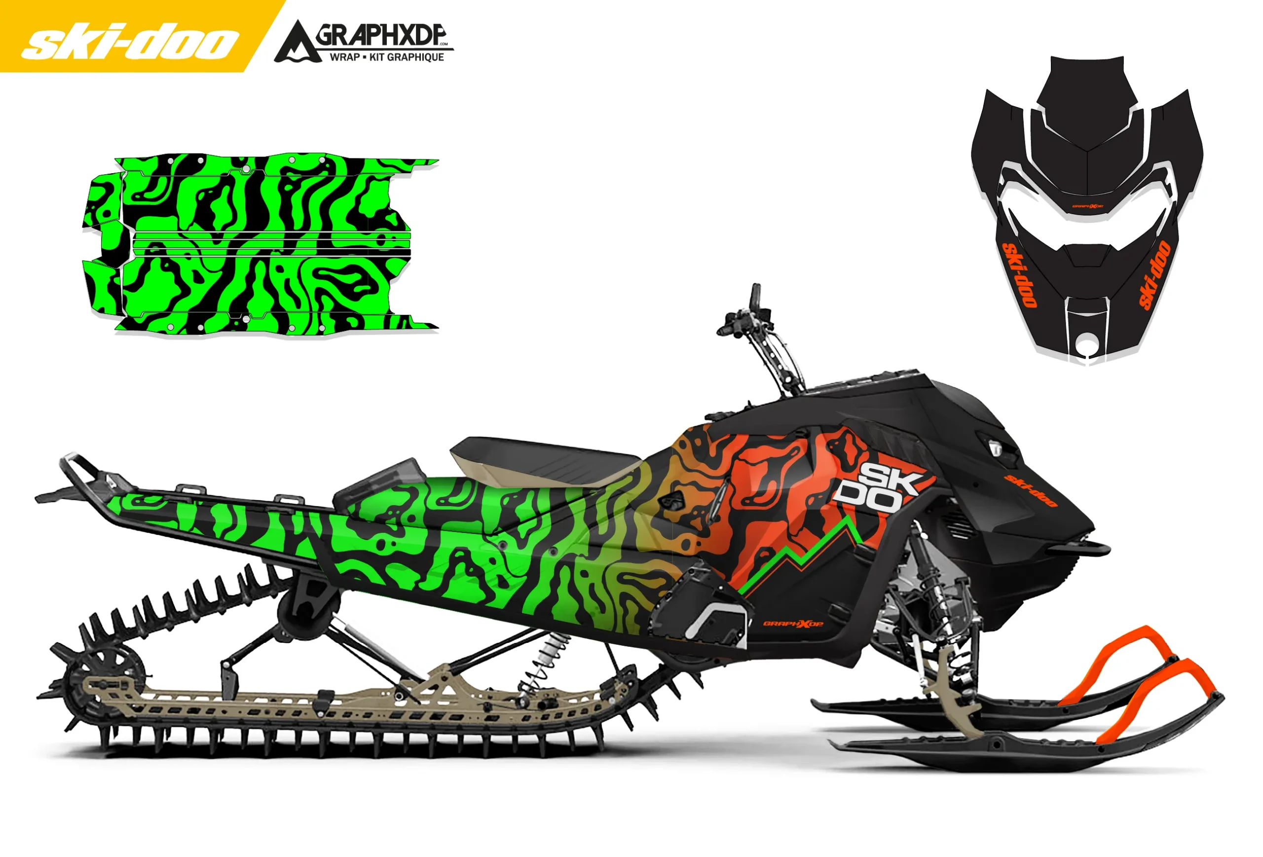 SK65 - Ensemble Graphique Ski-Doo – Image 1